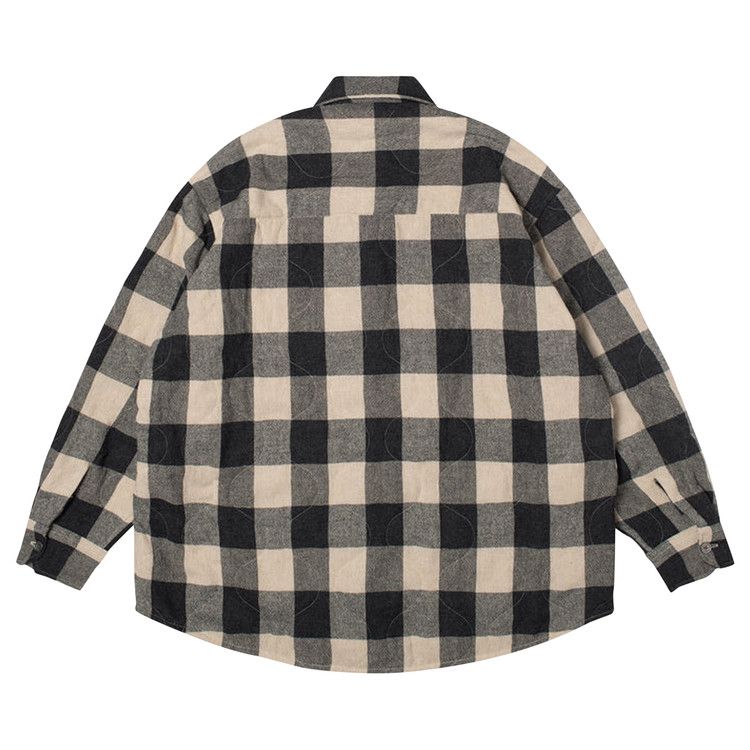 Stussy X Our Legacy Work Shop Borrowed Jacket Grey/Beige Check