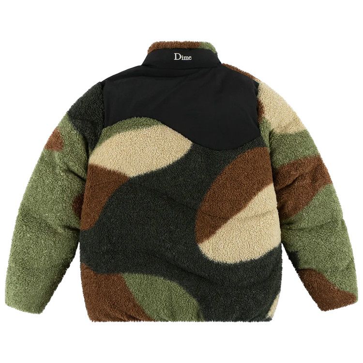 Buy Dime Sherpa Puffer Jacket 'Camo' - DIMEHO2CAM | GOAT