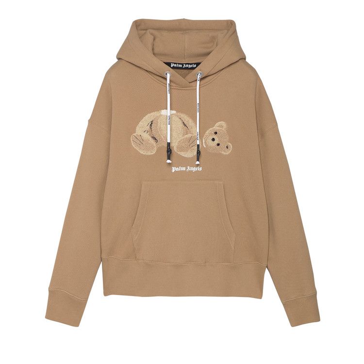 Palm Angels Bear Hoodie 'beige Brown'