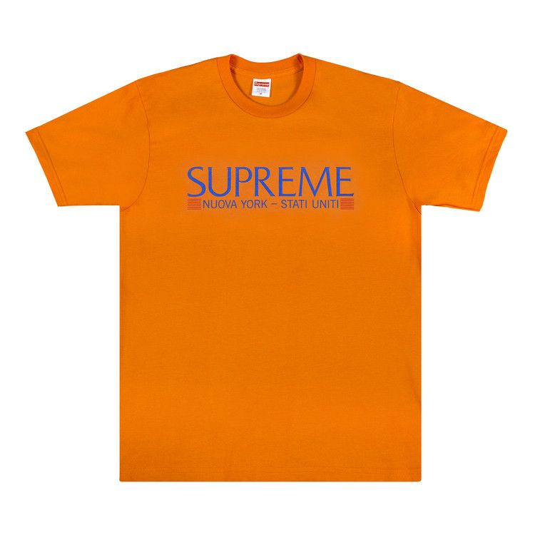 Buy Supreme Nuova York Tee 'Orange' - FW20T16 ORANGE | GOAT