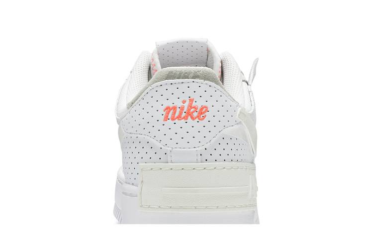 Nike Air Force 1 07 LV8 GS 'White / Atomic Pink' Shoes - Size 6Y