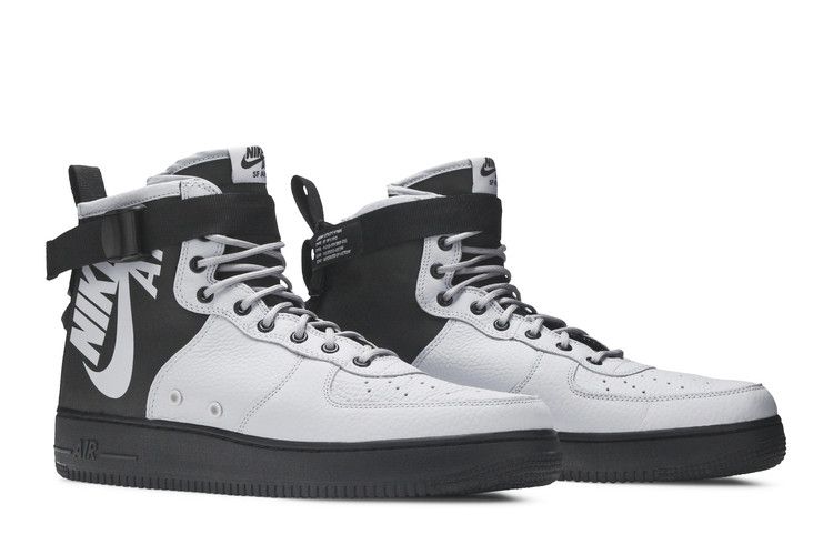 Nike sf air force 1 mid vast grey best sale