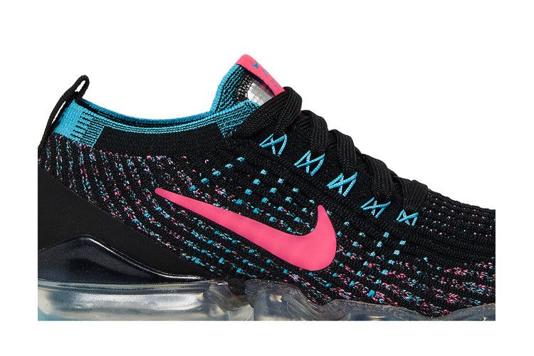 Nike air vapormax black best sale pink blue