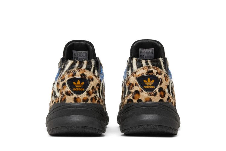 Adidas originals falcon trainers in contrast leopard on sale prints