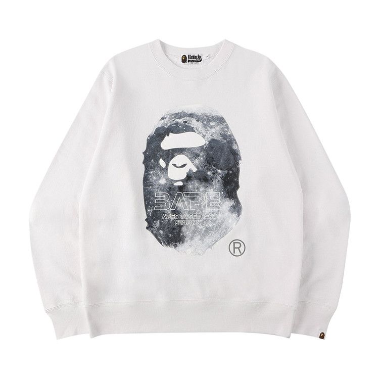 A BATHING APE® Moon Japan Ape Head Crewneck | Bape official