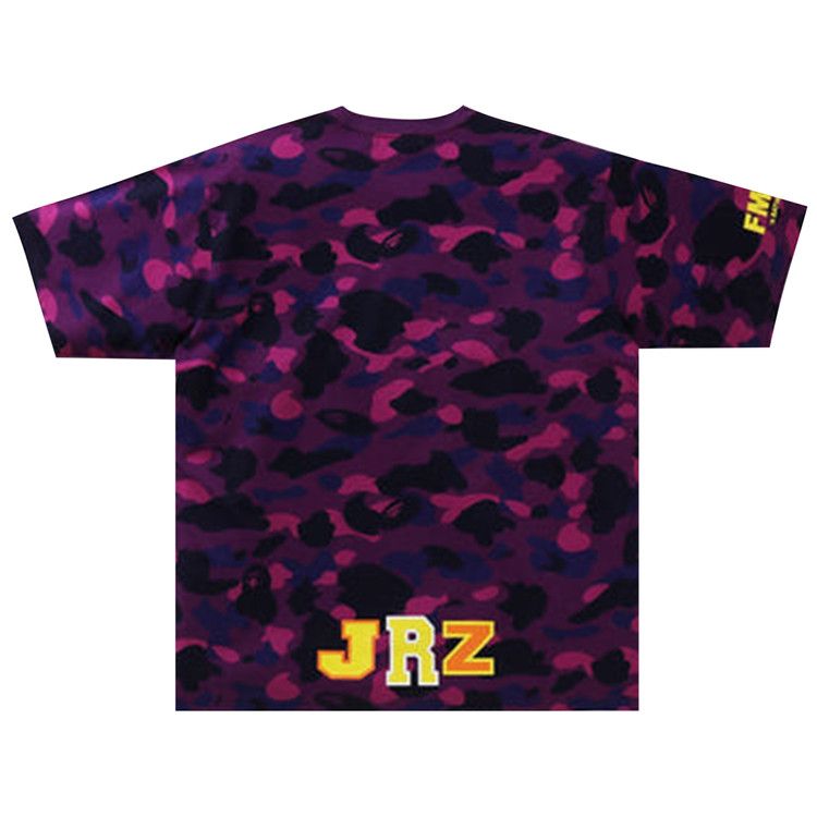 Bape X Jessie Reyez Color Camo Shark T-Shirt Purple