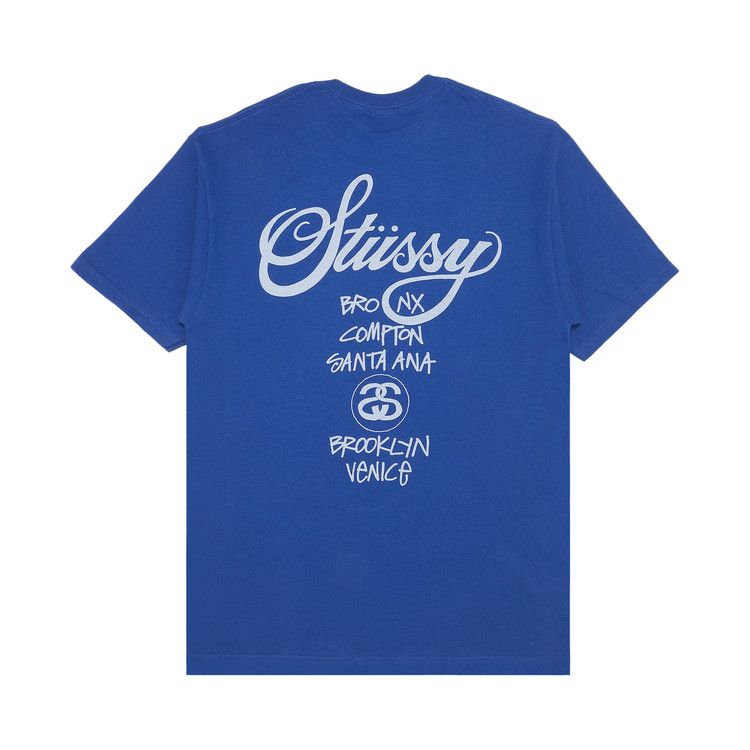 ★送料・関税込★Stussy★Stussy Well Suited T-shirt★Blue★ ☆送料・関税込☆Stussy☆Stussy Well Suited T-shirt☆Blue