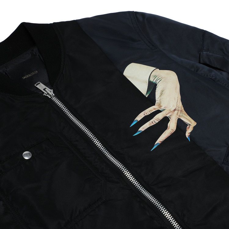 Buy Undercover Hurt D-Hand Bomber Jacket 'Black/Navy Buy Undercover Hurt D-Hand Bomber Jacket 'Black/Navy
