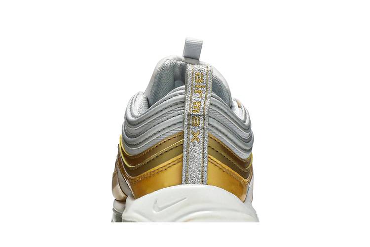 Nike Air Max 97 Vast Grey Metallic Gold (Women's) - AQ4137-001 - US