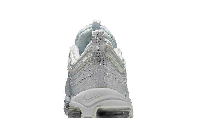 Nike Air Max 97 Big Kids’ Shoe - 921522-104 - White/ Metallic Silver/ White - 6.5