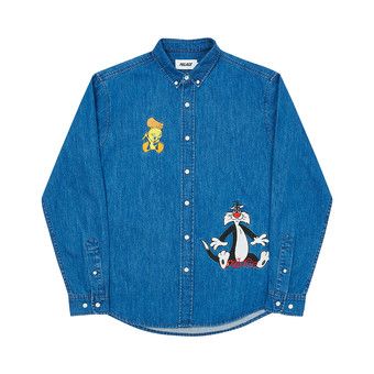 Buy Palace Tweety-P Shirt 'Mid Wash' - P18SHT025 | GOAT