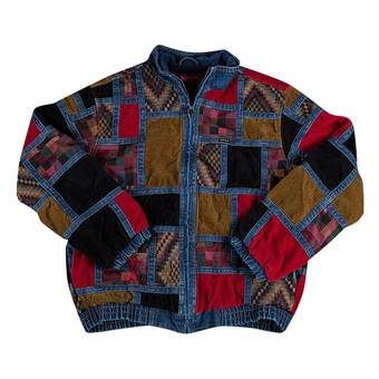 Buy Supreme Corduroy Patchwork Denim Jacket 'Washed Blue