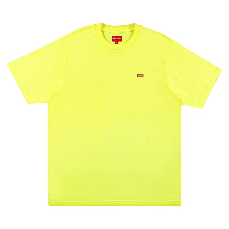 Supreme Small Box Tee 'Fluorescent Yellow'