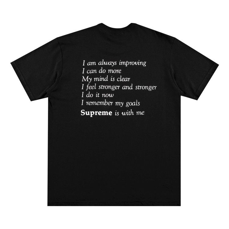 Buy Supreme Stay Positive Tee 'Black' - FW20T17 BLACK | GOAT