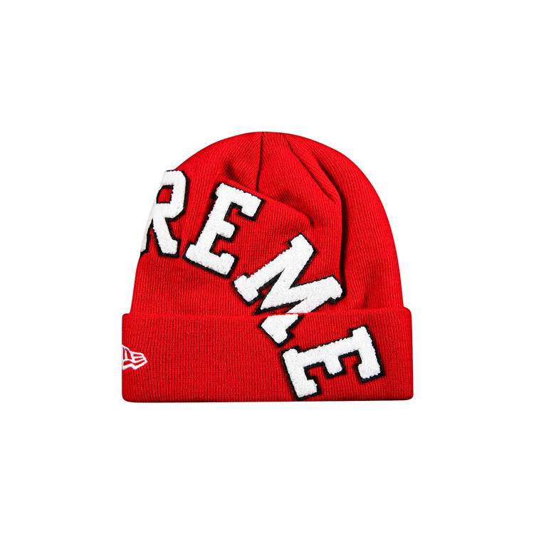 Supreme x New Era Big Arc Beanie 'Red' | GOAT