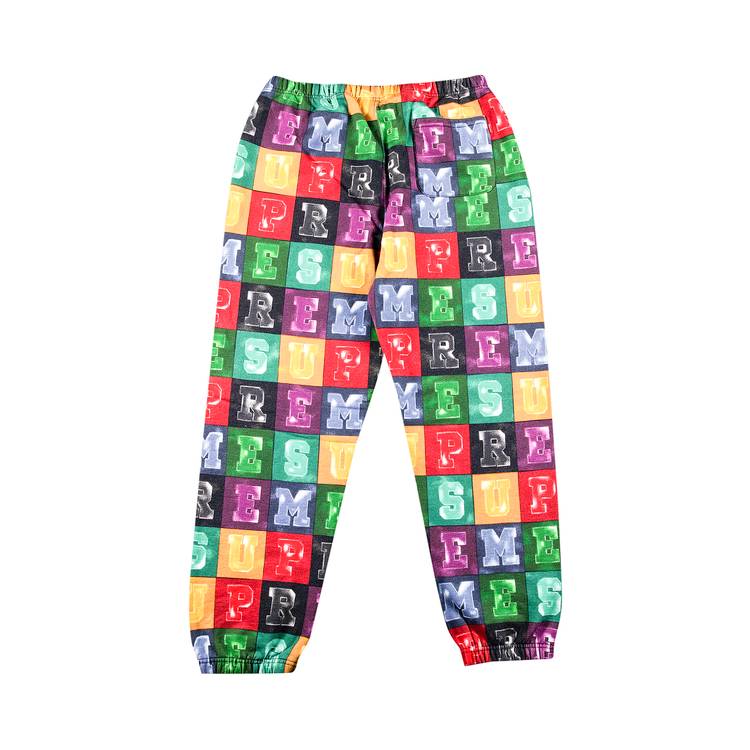 Buy Supreme Blocks Sweatpant 'Multicolor' - FW20P15 MULTICOLOR | GOAT