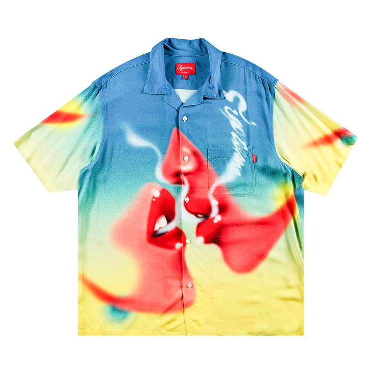 Buy Supreme Blow Back Rayon Short-Sleeve Shirt 'Multicolor