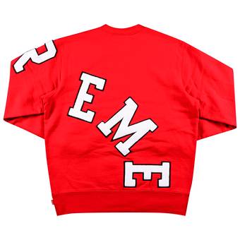 Buy Supreme Big Arc Crewneck 'Red' - FW20SW18 RED - Red | GOAT