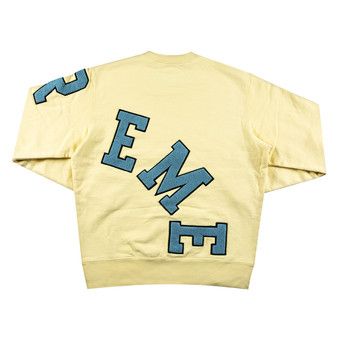 Buy Supreme Big Arc Crewneck 'Light Yellow' - FW20SW18 LIGHT