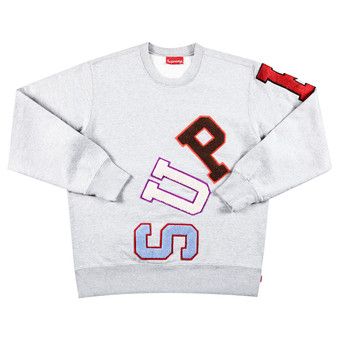 Buy Supreme Big Arc Crewneck 'Heather Grey' - FW20SW18