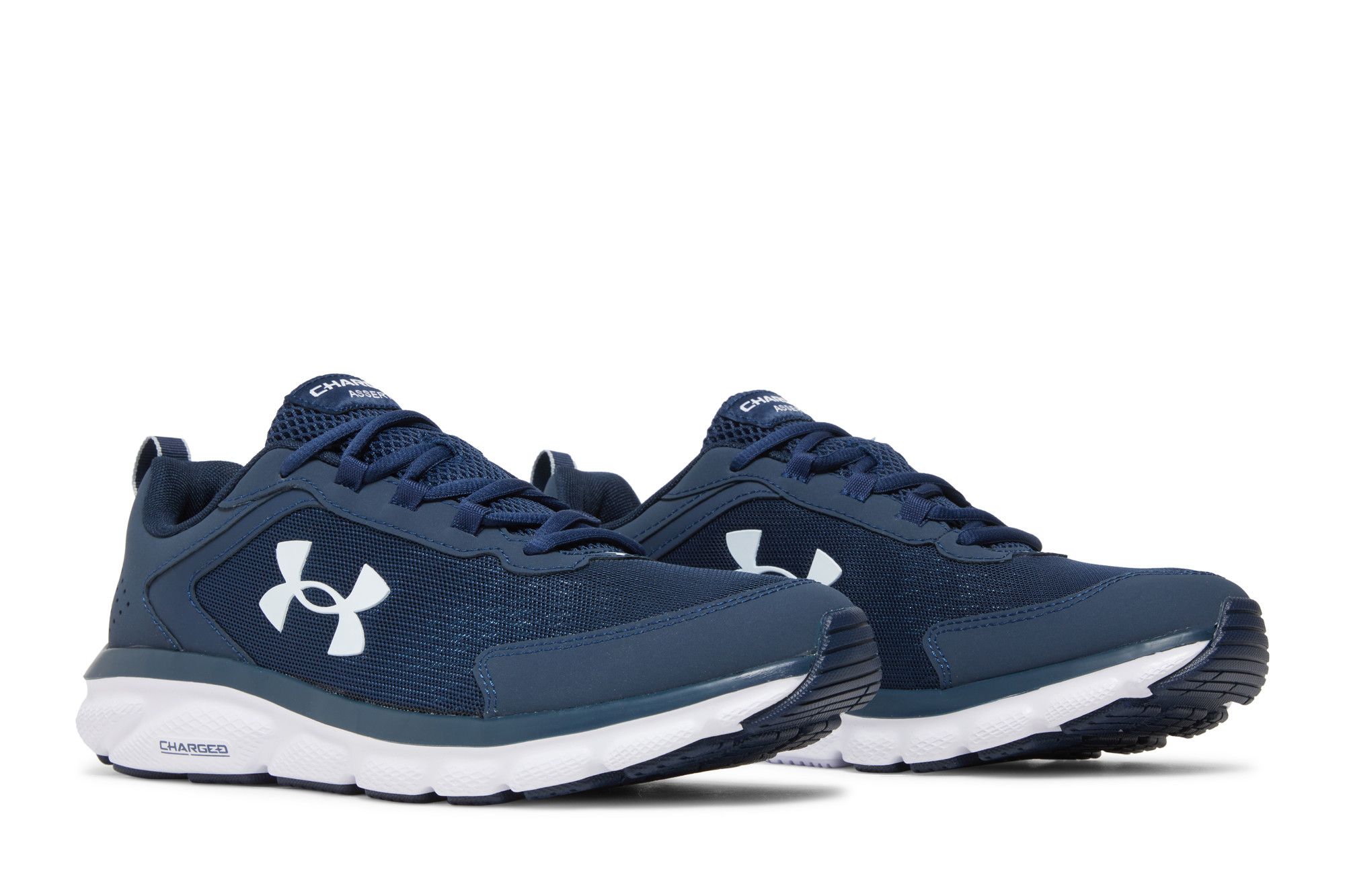 Pre-owned Under Armour Charged Assert 9 'academy White' In Blue