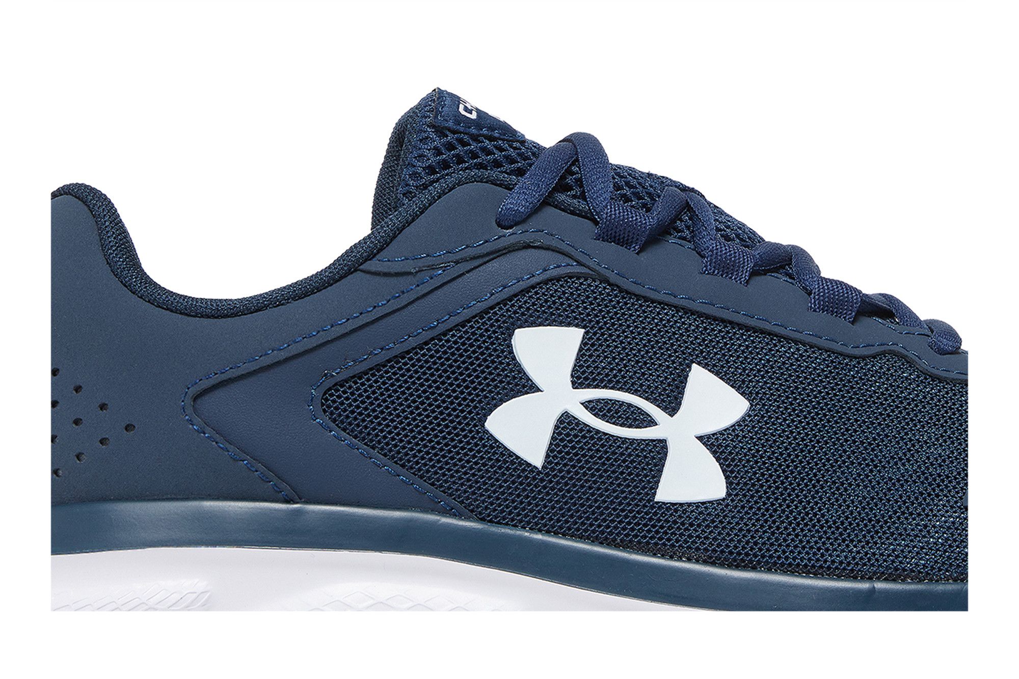 Pre-owned Under Armour Charged Assert 9 'academy White' In Blue