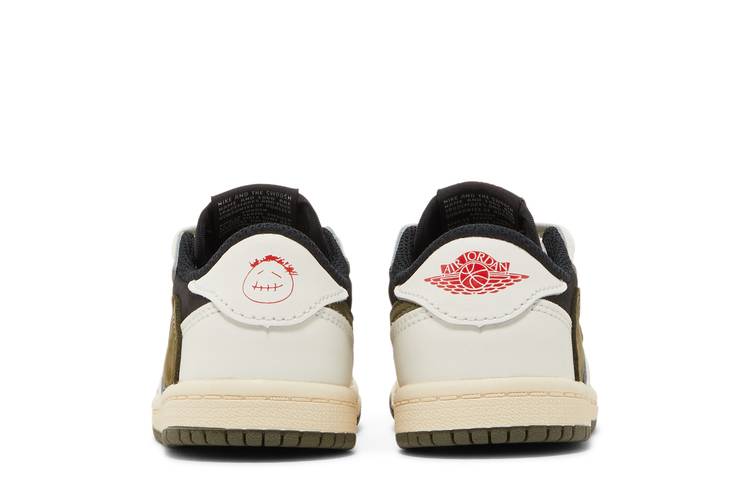 Jordan 1 Retro Low OG SP Travis Scott Olive (TD) Toddler - DZ5908-106 - US