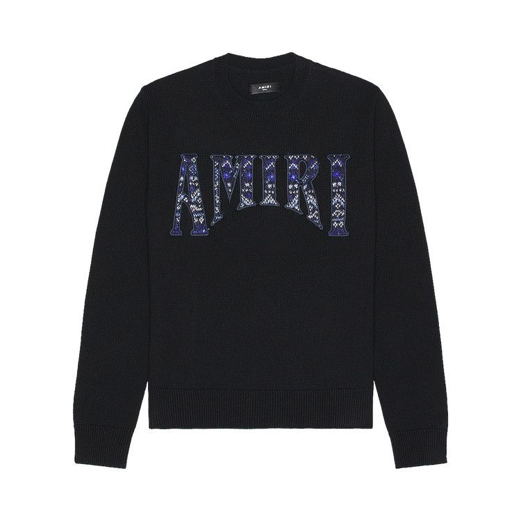 Amiri Logo Crewneck 'black'