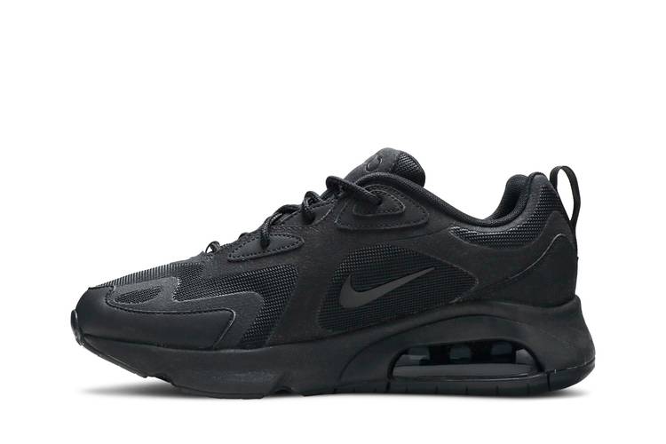 Buy Wmns Air Max 200 Triple Black AT6175 003 GOAT