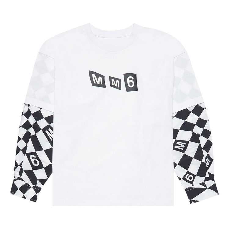 MM6 Maison Margiela Kids Long-Sleeve T-Shirt 'White' | GOAT
