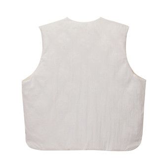Buy Stussy Reversible Quilted Vest 'Cream' - 115695 CREA | GOAT