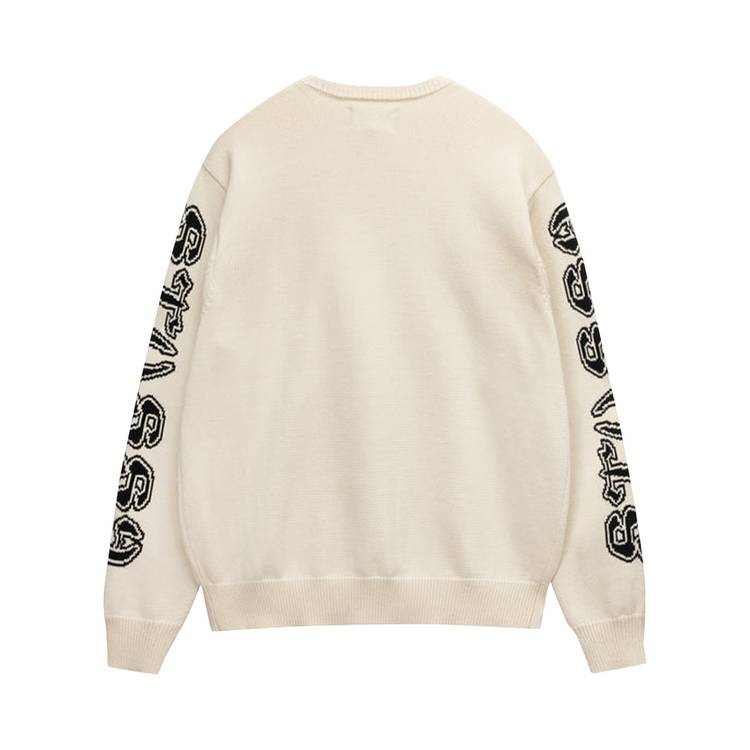 Buy Stussy Sleeve Logo Sweater 'Natural' - 117176 NATU | GOAT CA