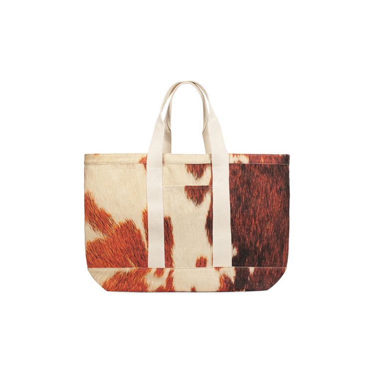Buy Stussy Canvas Extra Large Tote Bag 'Cowhide' - 134253