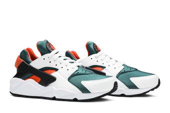 Nike air huarache - hotsell men's white/black/rainforest/wild mango se