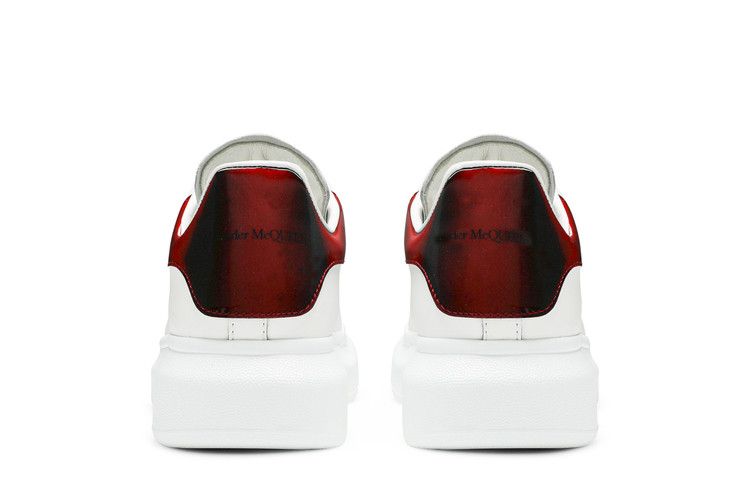 【Alexander mcqueen】Oversole Sneakers★553770 WHGP7 9676 Alexander McQueen Oversized Sneaker White Lust Red (553770