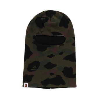 Buy BAPE Ape Head Reversible Knit Balaclava 'Black' - 1I80