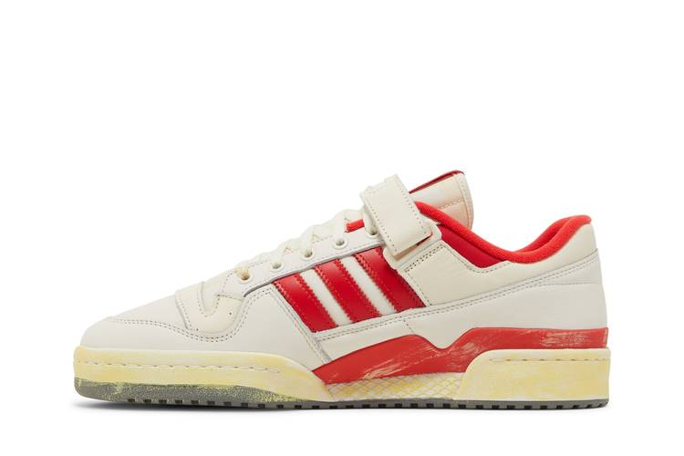 Tênis Adidas Forum 84 Low AEC Cloud White Red