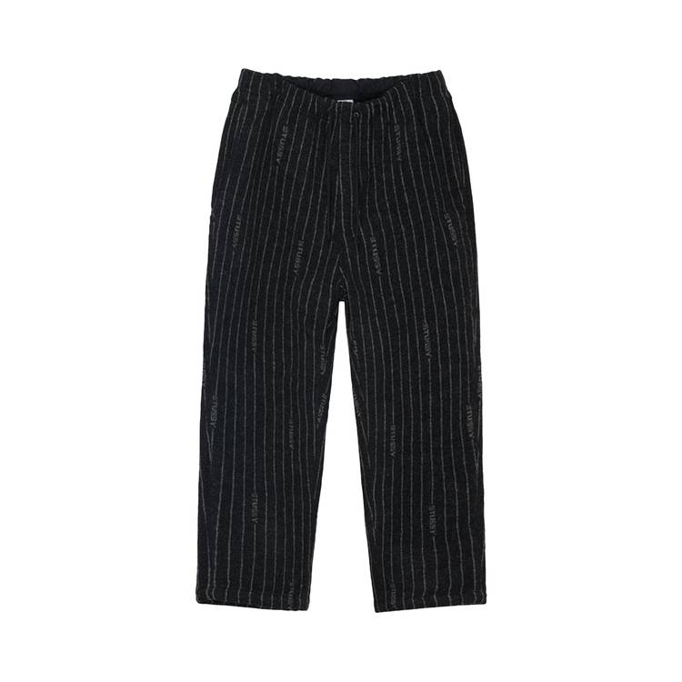Stussy x Nike Stripe Wool Pant 'Black' | GOAT