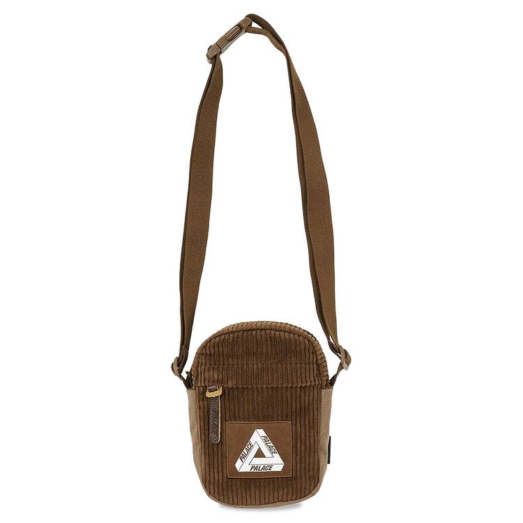 Buy Palace Corduroy Shot Bag 'Brown' - P23BAG006 | GOAT UK