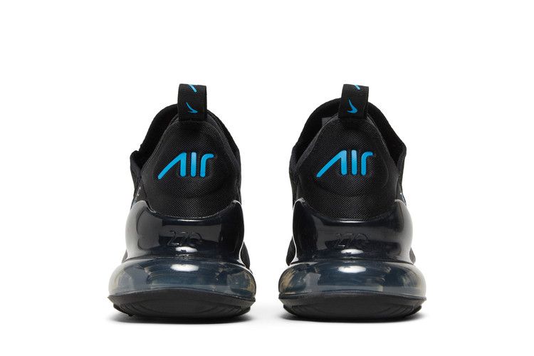 Nike air 270 black best sale and blue