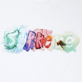 Buy Supreme Watercolor Tee 'White' - SS23T45 WHITE | GOAT