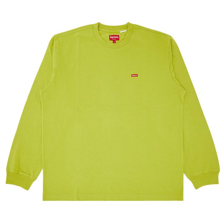 Buy Supreme Small Box Long-Sleeve Tee 'Green' - SS23KN6 GREEN | GOAT