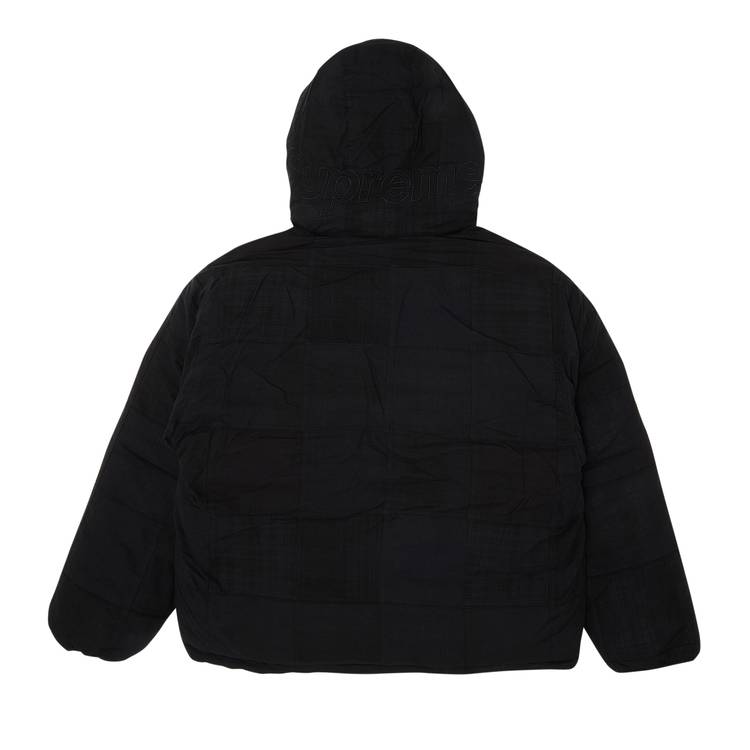 Buy Supreme Madras Reversible WINDSTOPPER Puffer Jacket 'Black'