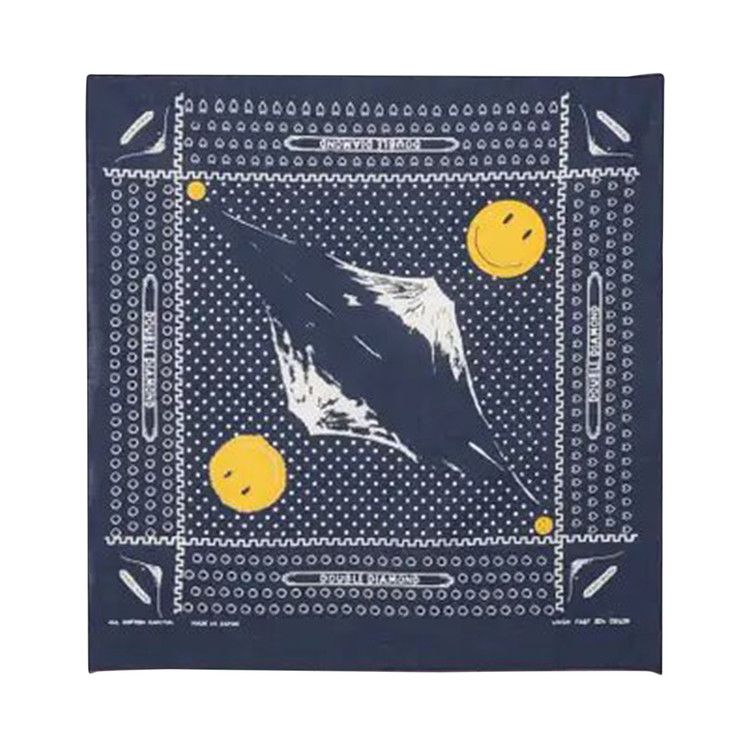 Kapital バンダナ　スマイル（鏡富士PROFILE RAINBOWY） Kapital Fastcolor Selvedge Bandanna (Mirrored Fuji PROFILE