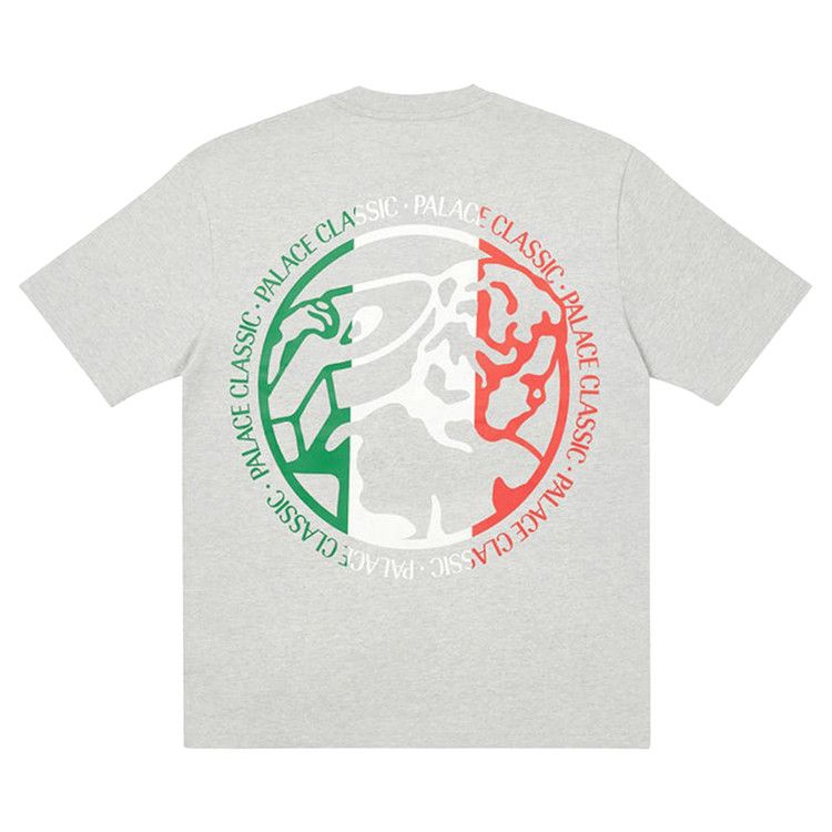 Palace Classico T-Shirt Grey Marl