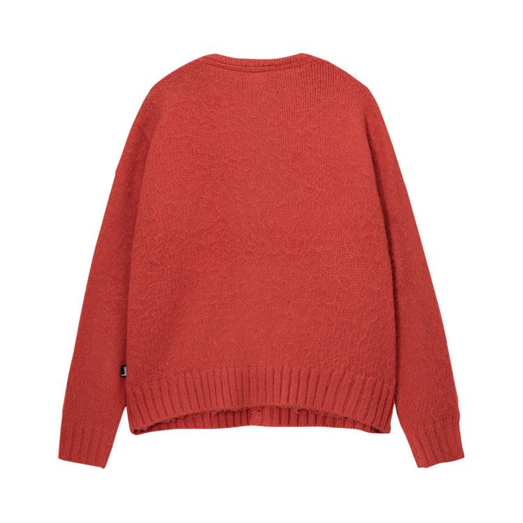 Stussy Brushed Cardigan Charcoal