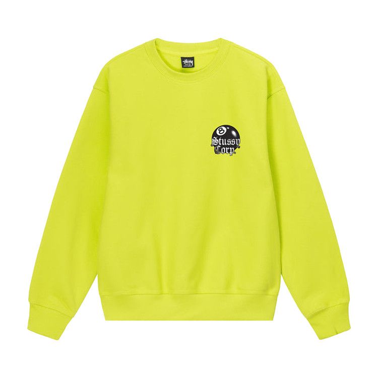 Stussy store neon hoodie