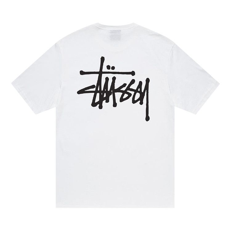 Buy Stussy Basic Tee 'White' - 1904870 WHIT | GOAT