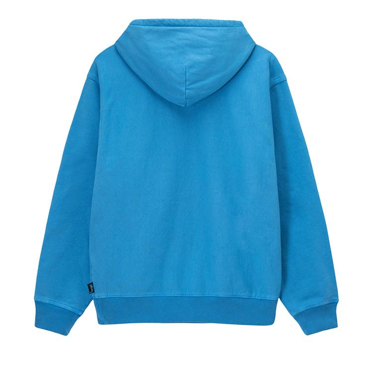Stussy Pigment Dyed Fleece Hoodie 'blue'