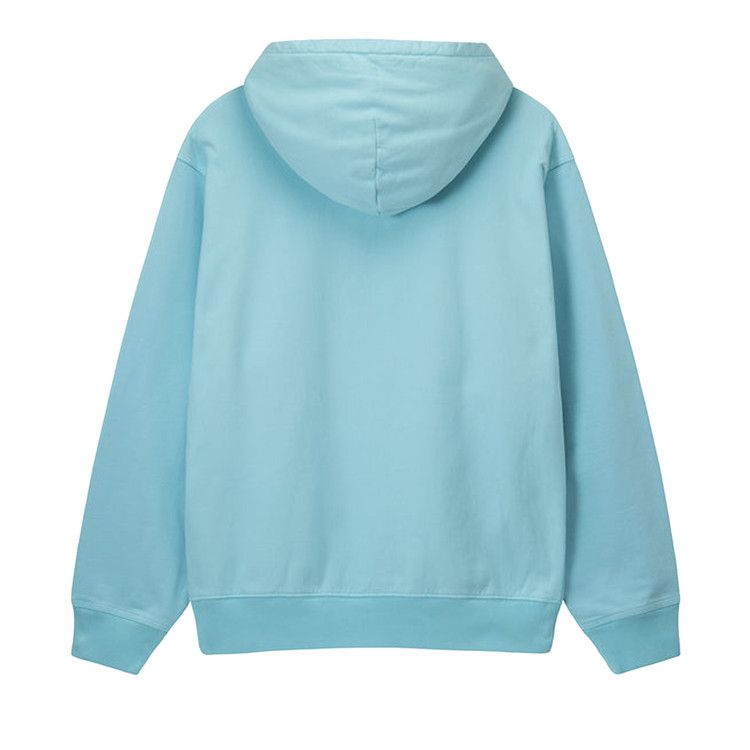 Stussy Overdyed Stock Logo Hoodie 'blue'